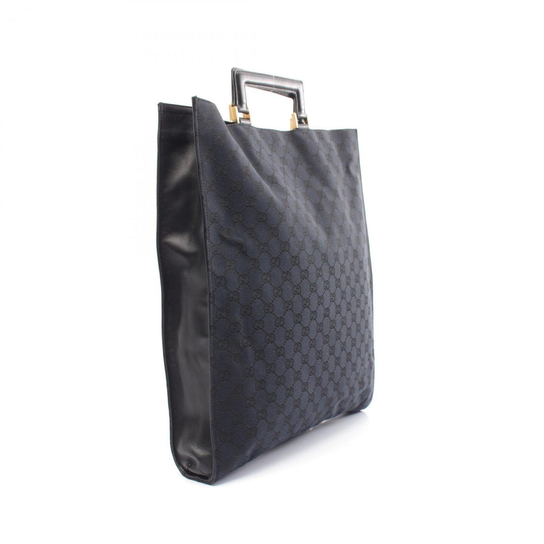GG Canvas Tote Black Model
