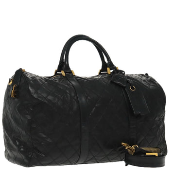 Quilted Leather Duffel Bag