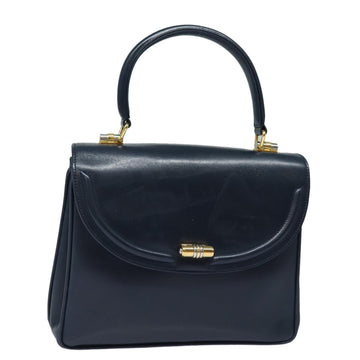 Structured Leather TopHandle Handbag