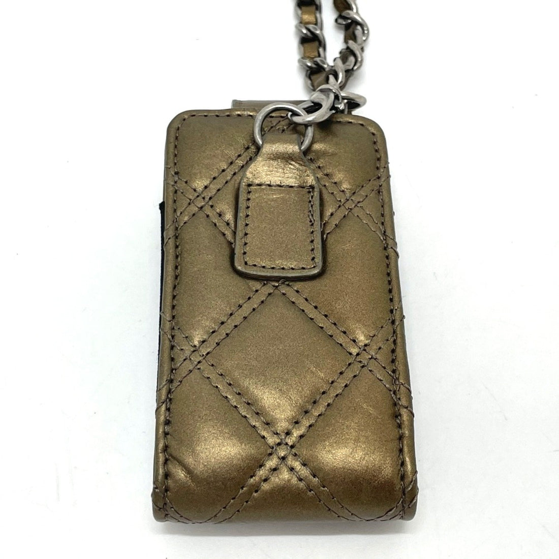 Chanelinspired quilted shoulder bag