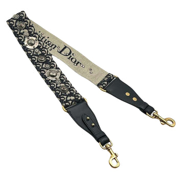 Dior Oblique Jacquard Strap BeigeBlack