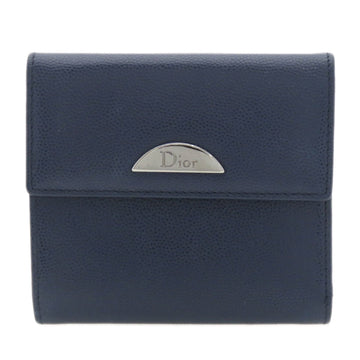 Diorissimo Wallet Blue Leather
