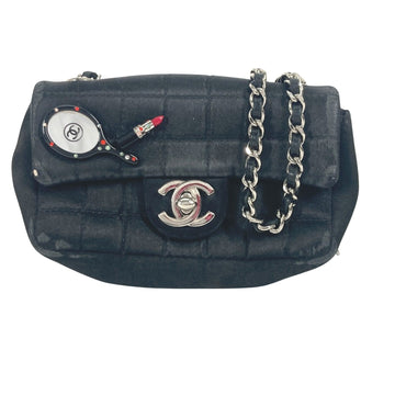 Mini Chain Bag Quilted Velvet Style