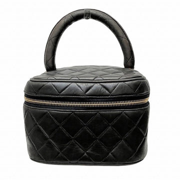 Vintage Quilted Leather Vanity Case