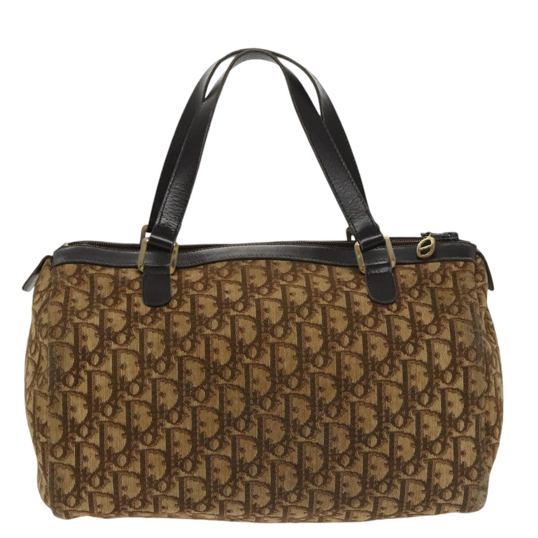 Vintage Dior Tote Brown Canvas