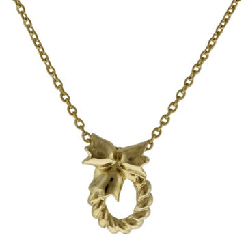 Bow Wreath Pendant Necklace