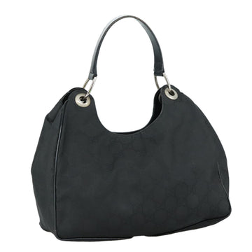 GG Canvas Tote Bag with Leather Trim