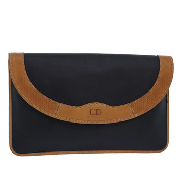 Dior Clutch Canvas Leather