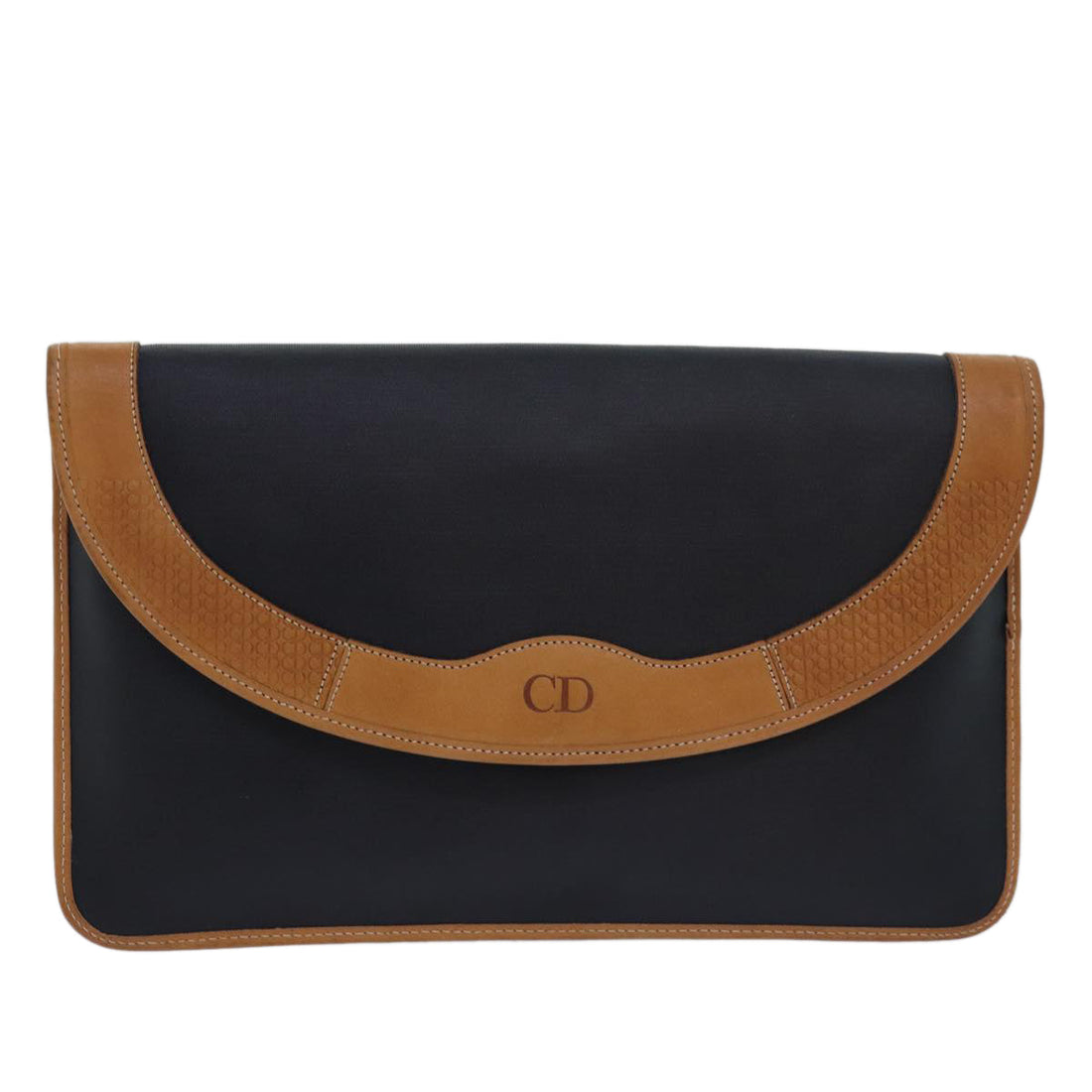 Dior Clutch Canvas Leather