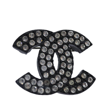 CC Logo Rhinestone Brooch