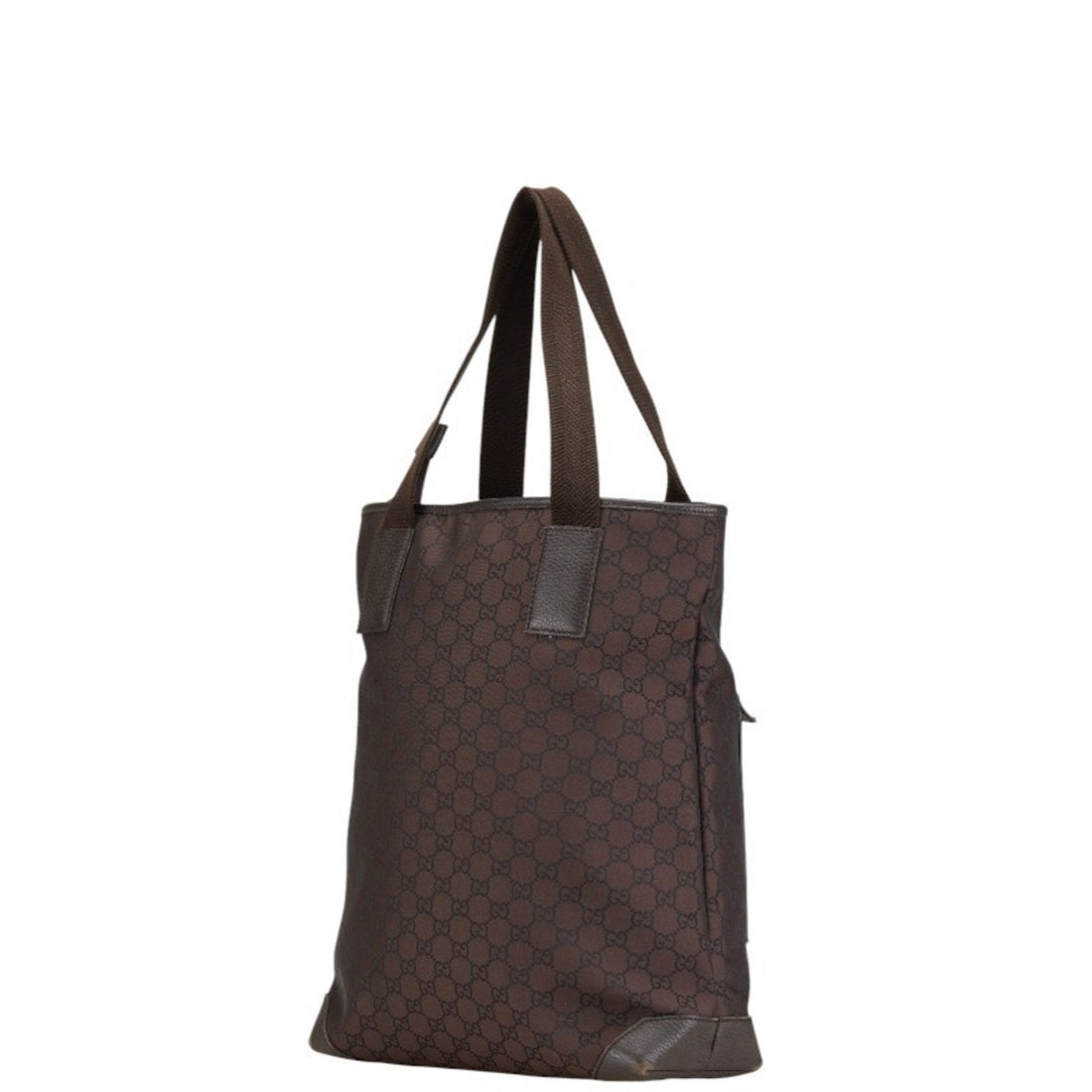 GG Plus Tote Brown Canvas Tote