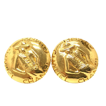 Vintage Girl in Hat Earrings