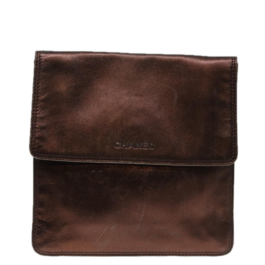 Metallic Leather Crossbody
