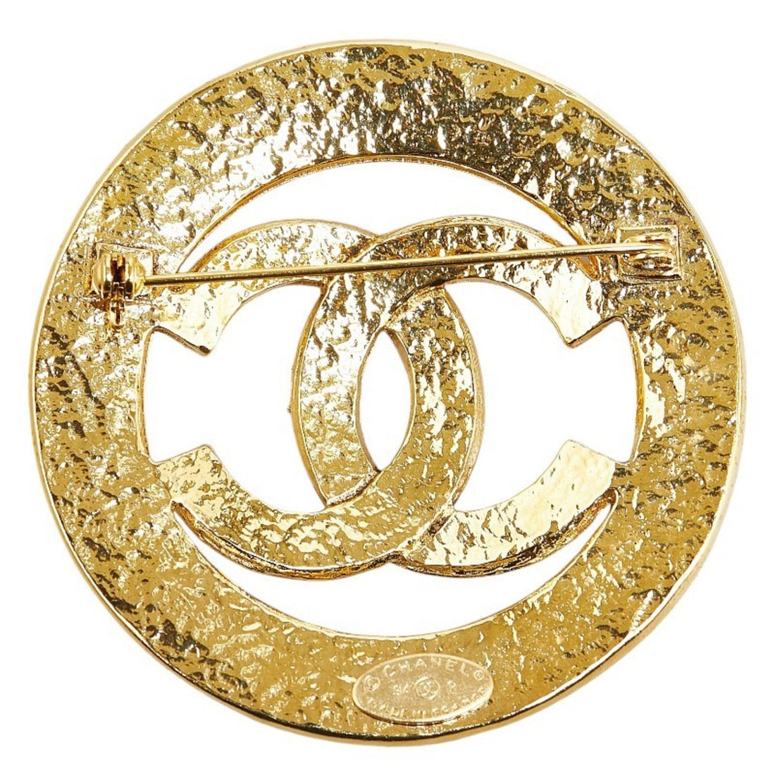 CC Logo Brooch GoldTone