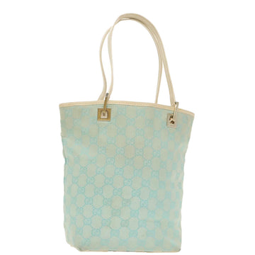 GG Canvas Tote Light Blue