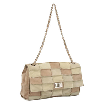 Classic Flap Bag Patchwork Suede