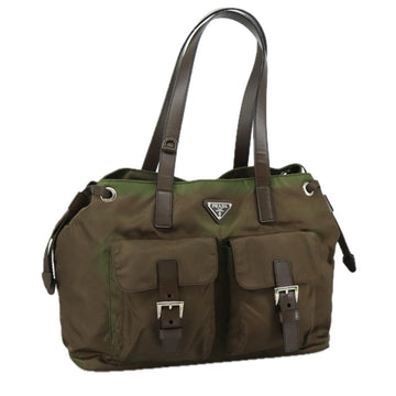 Synthetic Tessuto Handbag with Multiple Compartments