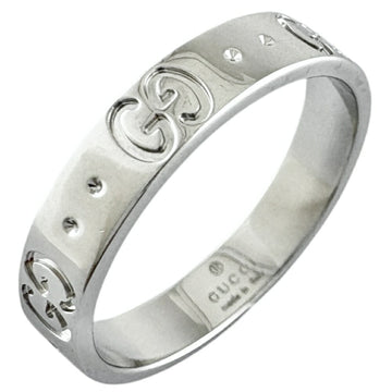 Interlocking G Ring Silver Band Ring