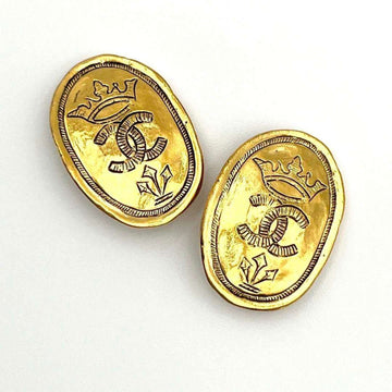 Vintage CC Logo Cufflinks Oval Design