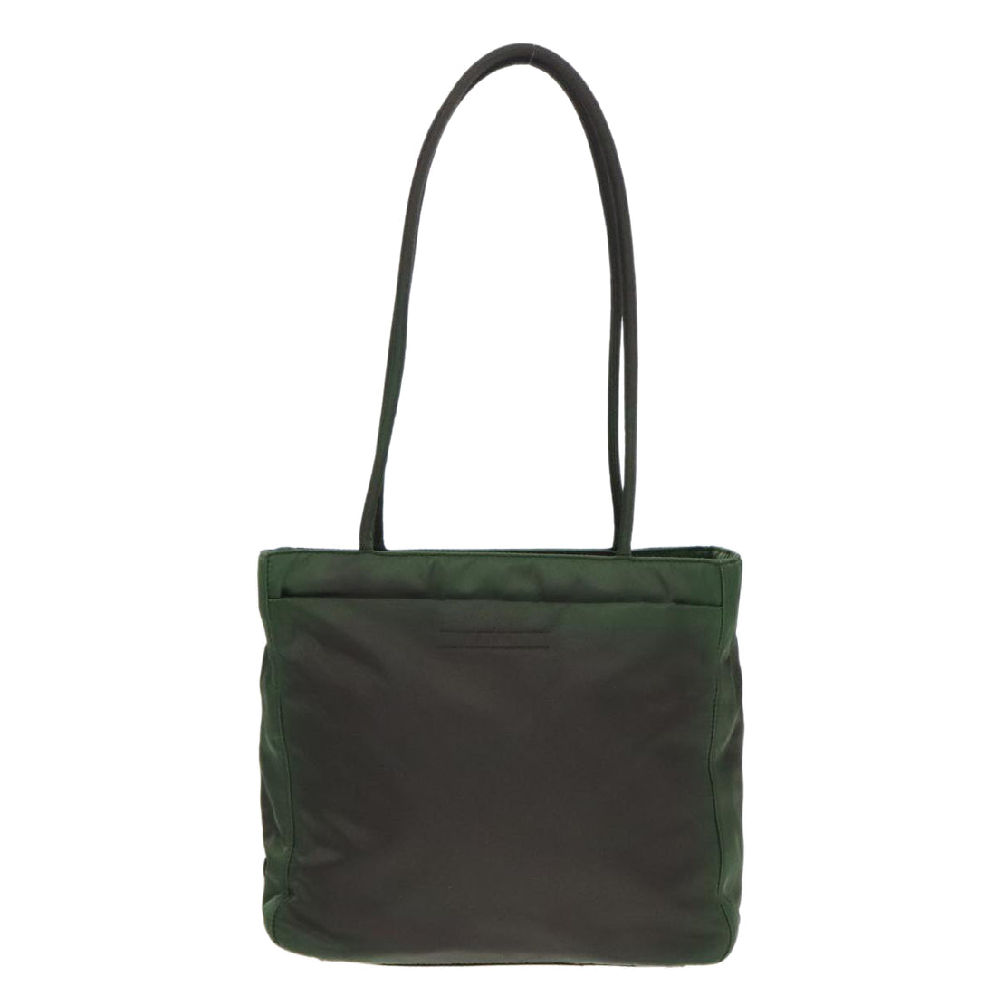 Prada Tessuto Shoulder Bag Green Nylon Tote