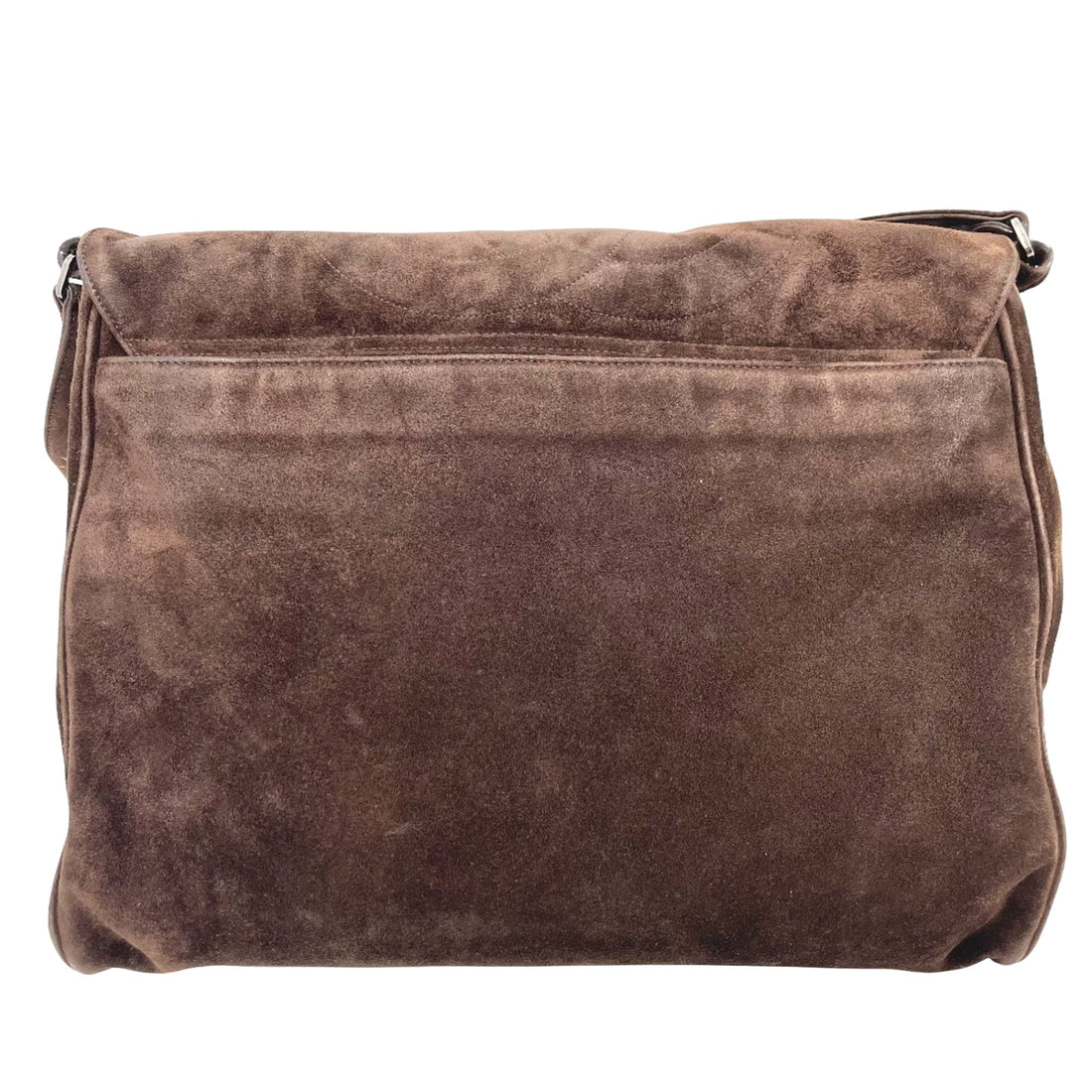Suede Shoulder Bag CC Quilted