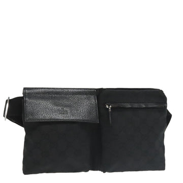 GG Canvas Belt Bag Black