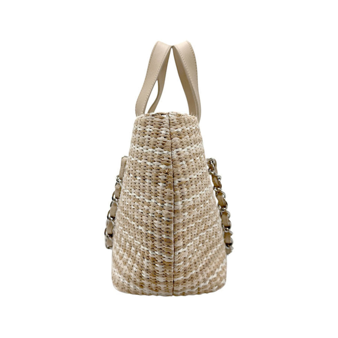 Wicker Shopping Tote Bag