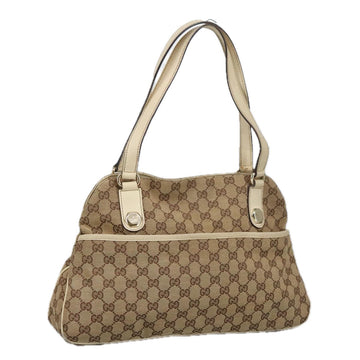 GG Plus Tote BeigeBrown Canvas