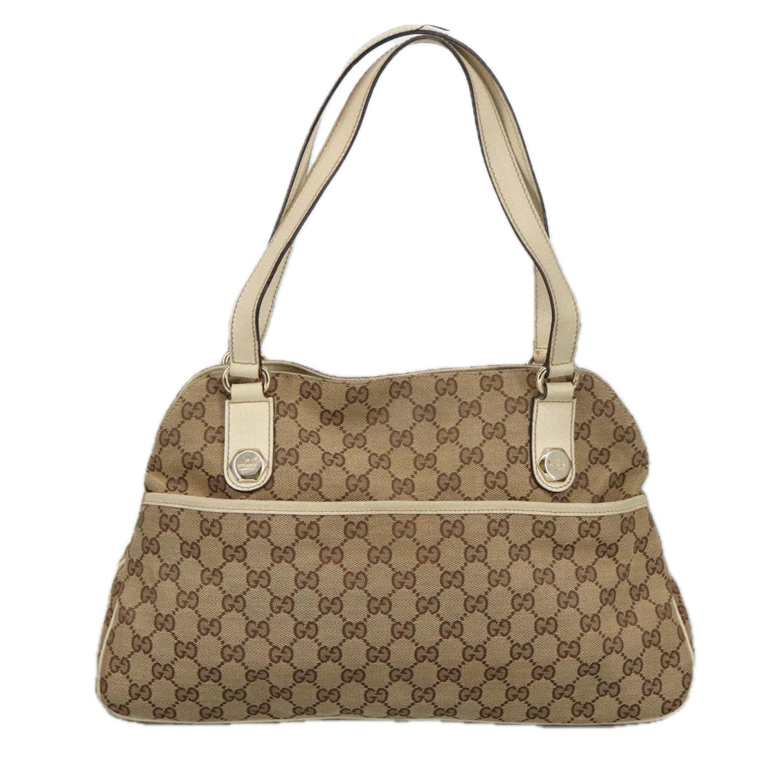 GG Plus Tote BeigeBrown Canvas