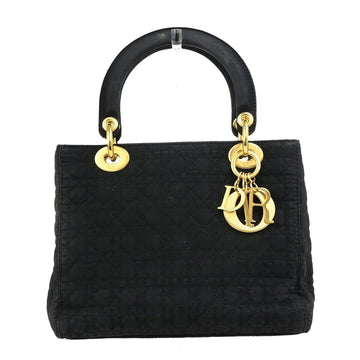 Lady Dior Quilted Nylon Handbag