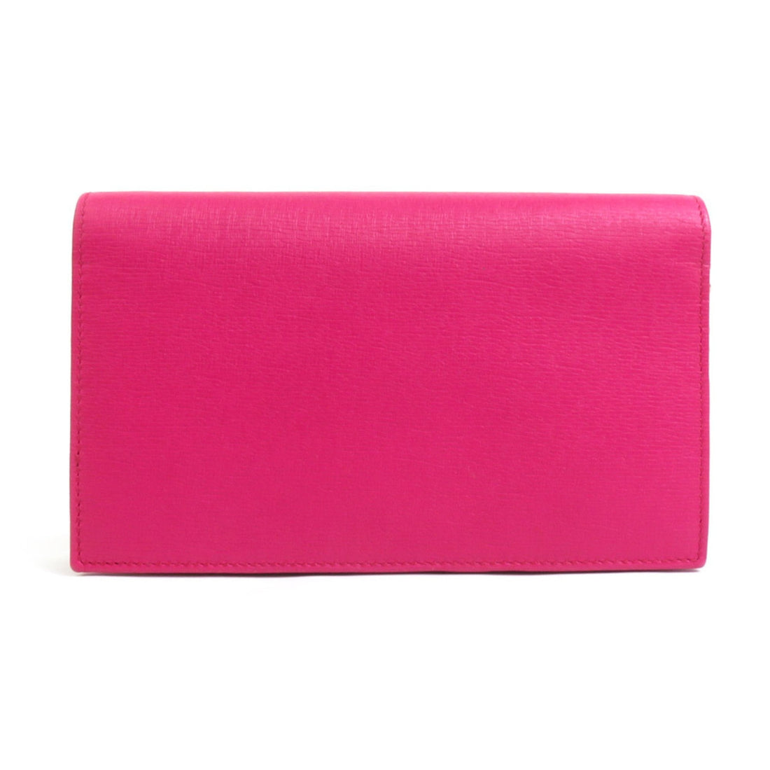 Interlocking G Leather Clutch with Strap