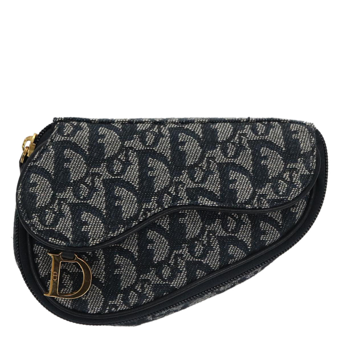Saddle Clutch Bag Dior Oblique Canvas