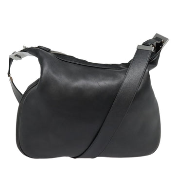 Black Leather Shoulder Bag