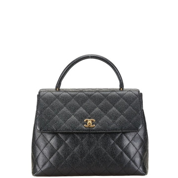 Classic Handbag  Black Quilted