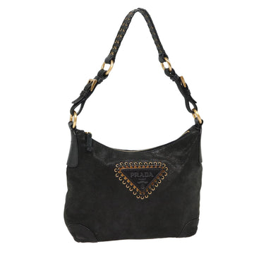 Leather Shoulder Bag Black Style