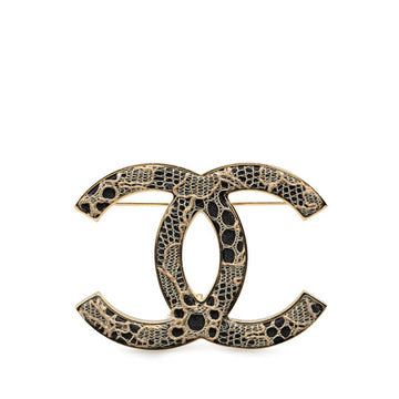 CC Logo Lace Brooch