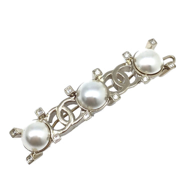 Pearl Hair Clip CC Logo