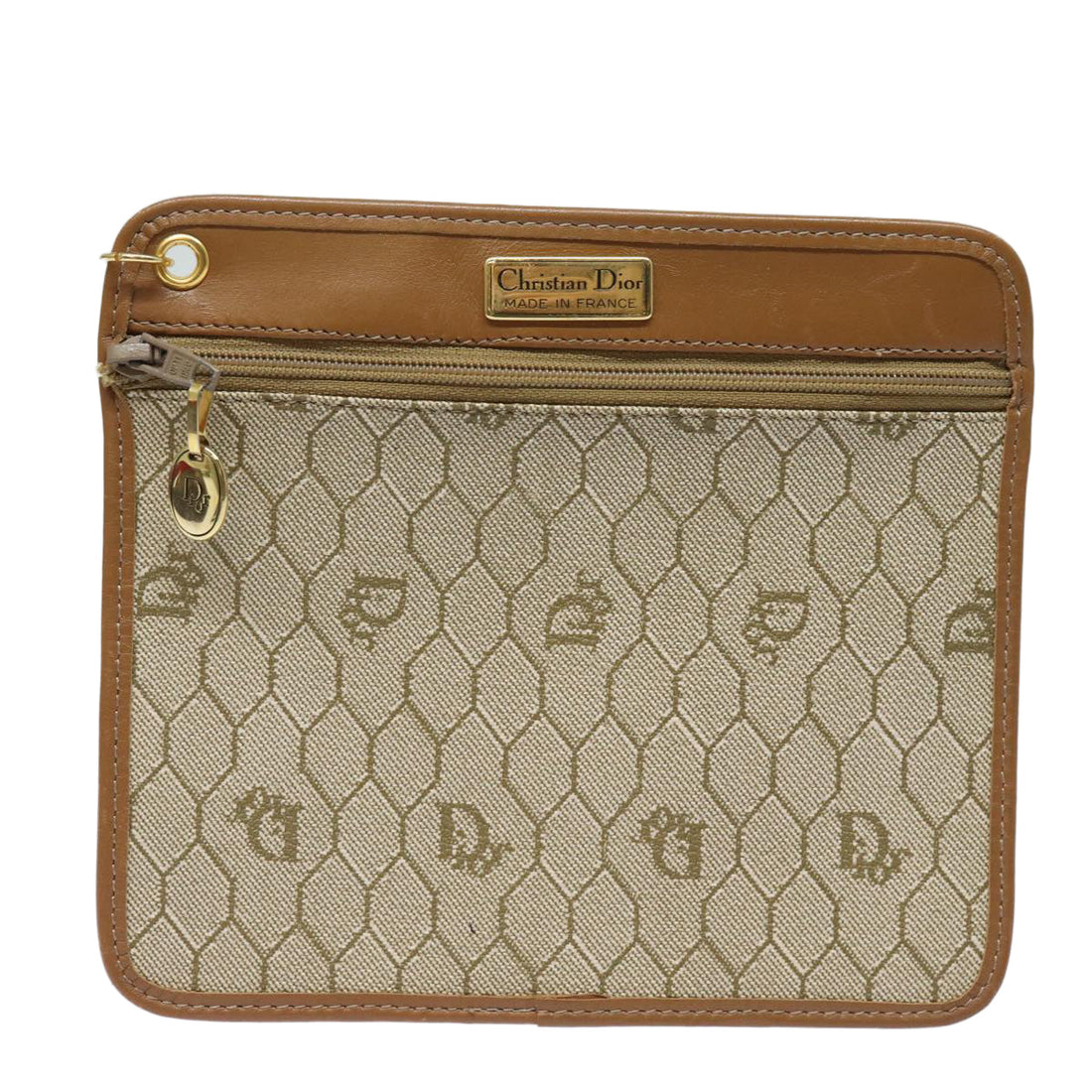 Dior Clutch Canvas and Leather