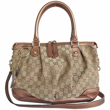 GG Plus Tote BeigeBrown Style