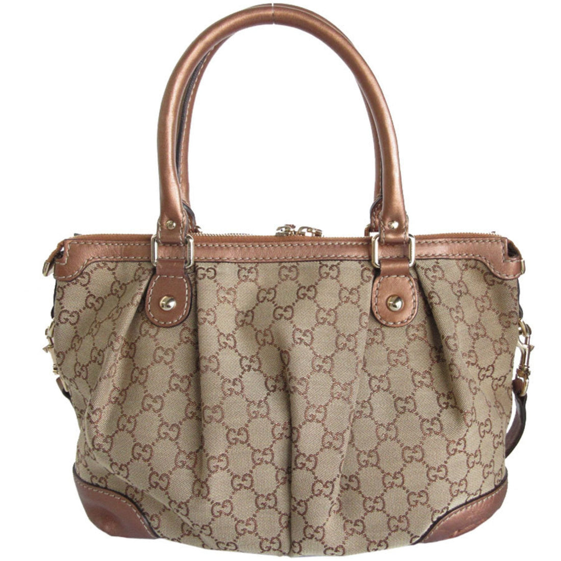 GG Plus Tote BeigeBrown Style
