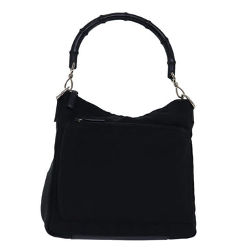 Bamboo Shopper Tote Black Nylon