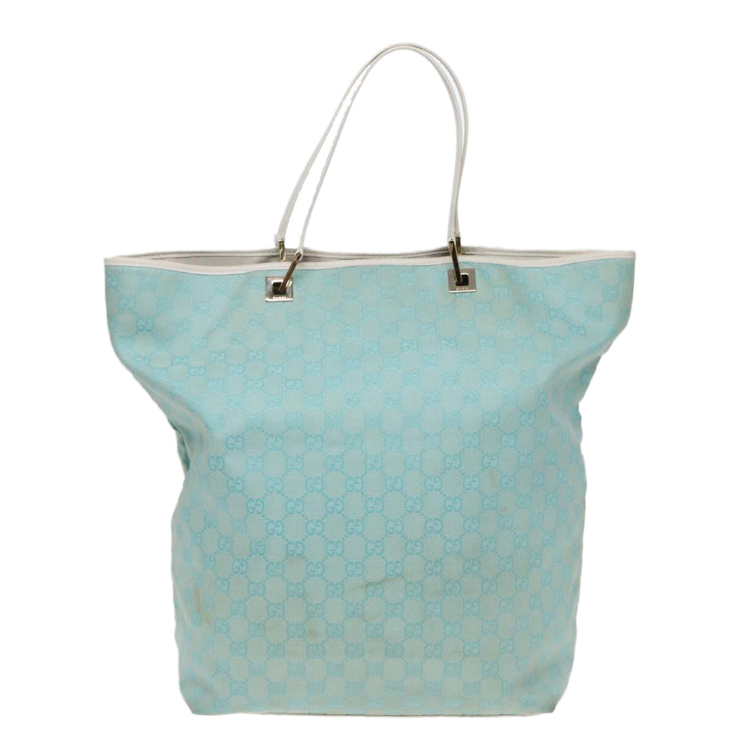 GG Plus Tote Light Blue Canvas