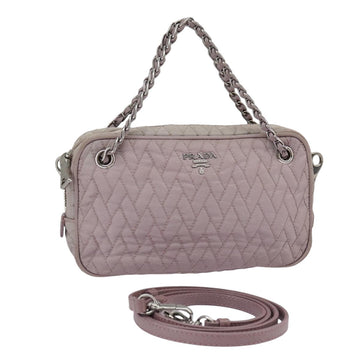 Quilted Chain Shoulder Bag Model Tessuto