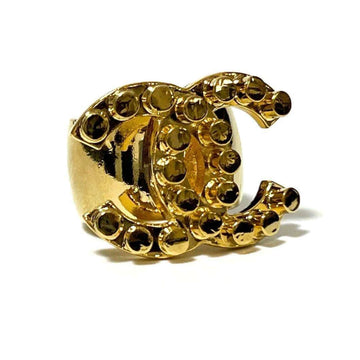 CC Logo Stud Earrings Gold