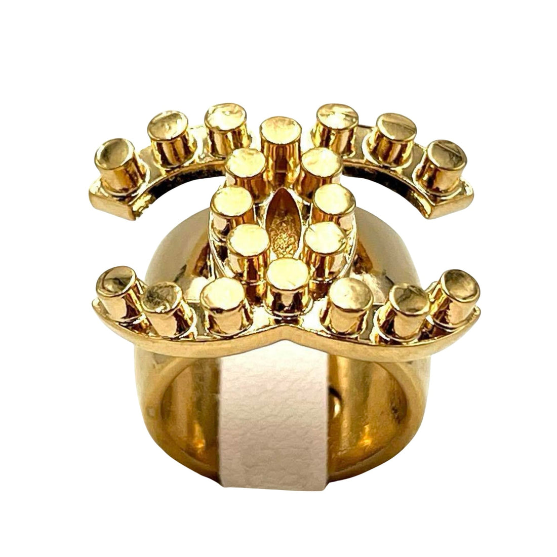 CC Logo Stud Earrings Gold