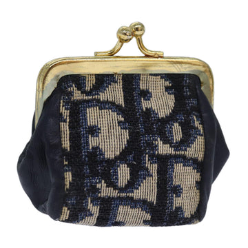 Dior Coin Purse Jacquard Canvas Wallet