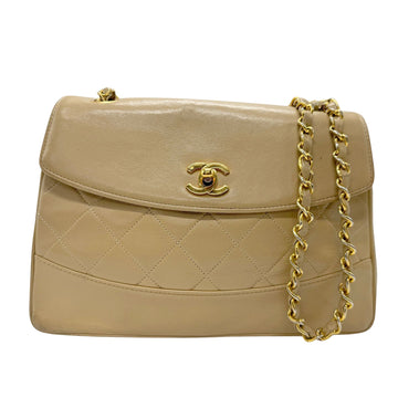 Classic Flap Bag Beige Lambskin