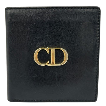CD Wallet Black Leather