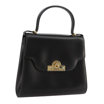 Leather Shoulder Bag with Dust Bag and Metal Fittings