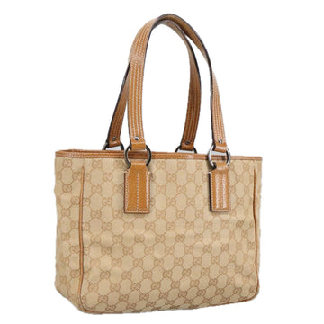 GG Canvas Tote Bag BeigeBrown